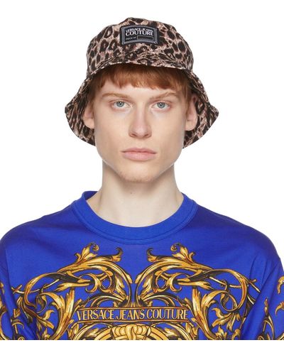 Versace Printed Bucket Hat - Blue