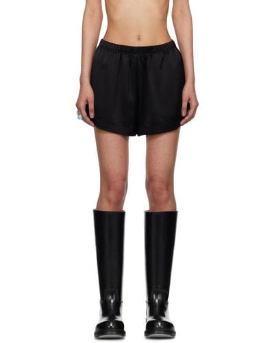 Leset Barb Boxer Shorts - Black