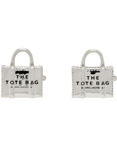 Marc Jacobs 'the Tote Bag Stud' Earrings - Black