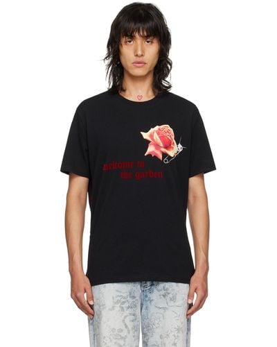 Ksubi Rose Garden オーバーサイズ Tシャツ - ブラック