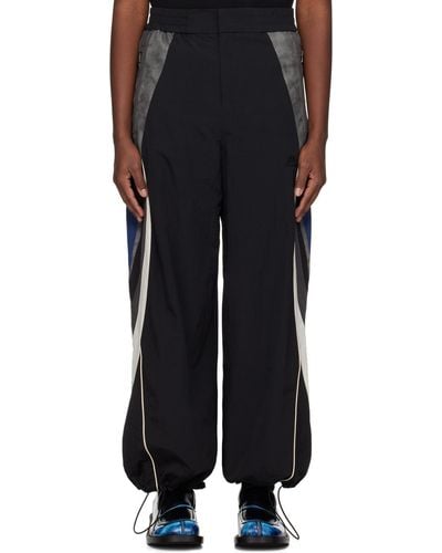 Adererror Panelled Track Trousers - Black
