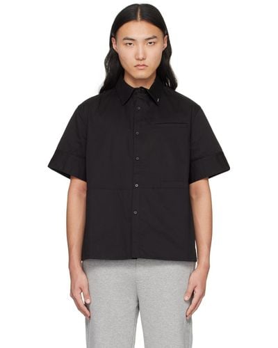 C2H4 Staff Uniform Uniformity Shirt - Black