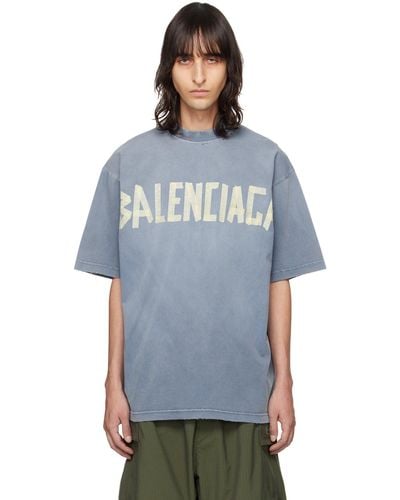 Balenciaga Blue Tape Type T-shirt