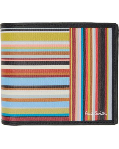 Paul Smith Multicolour Signature Stripe Wallet