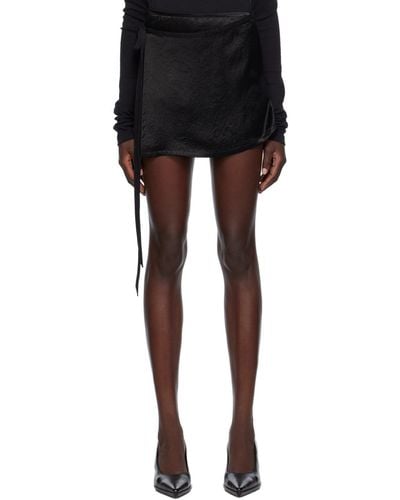 Ann Demeulemeester Black Jolien Miniskirt