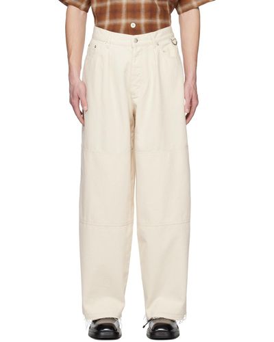 Hope Off- Stone Trousers - Natural