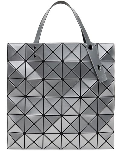 Bao Bao Issey Miyake Cabas lucent argenté - Gris