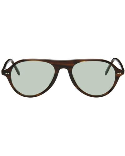 Oliver Peoples Tortoiseshell Emet Sunglasses - Black