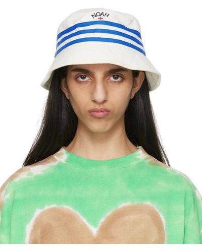 Noah Off- Adidas Originals Edition Cotton Bucket Hat - Green
