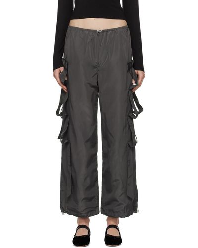 Sandy Liang Camille Trousers - Black