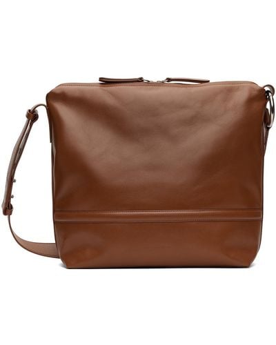 Dries Van Noten Tan Crossbody Bag - Black