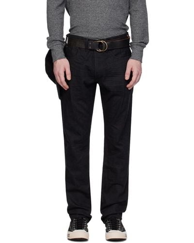RRL Slim Fit Jeans - Black