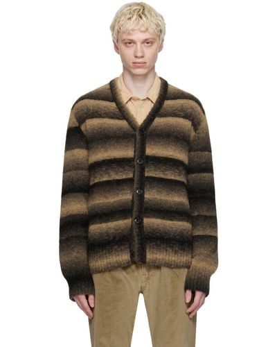 Paul Smith Brown Ombre Cardigan - Black