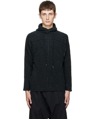 Isabel Benenato Ssense Exclusive Hoodie - Black