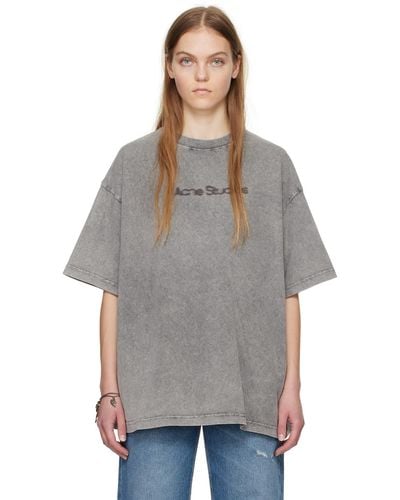 Acne Studios Grey Faded T-shirt