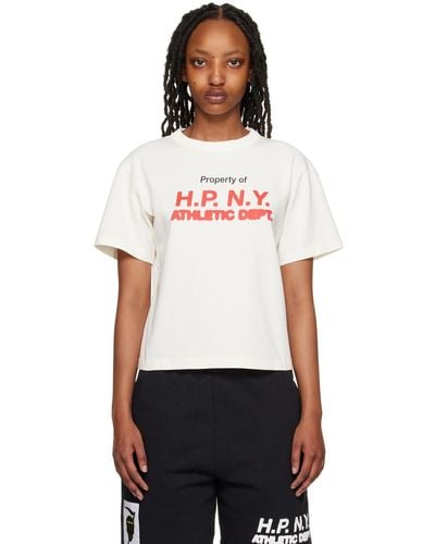 Heron Preston White 'h.p. N.y.' T-shirt