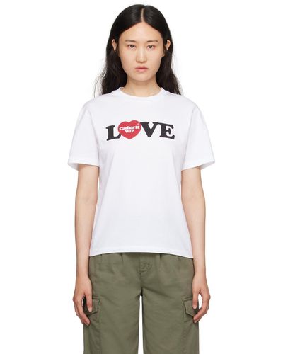 Carhartt 'love' T-shirt - White