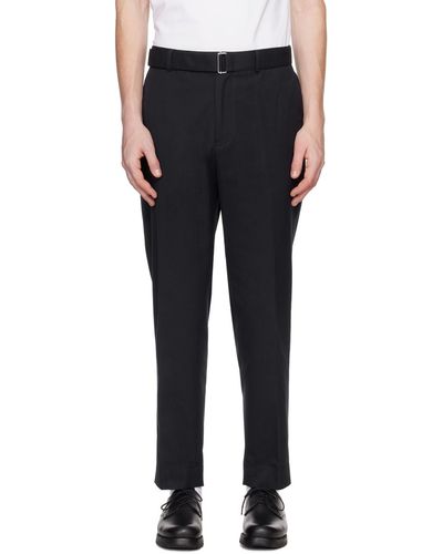 Officine Generale Pantalon owen bleu marine - Noir