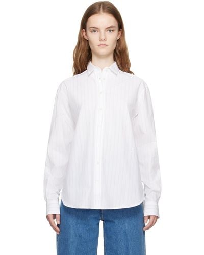 Totême Pinstripe Shirt - White