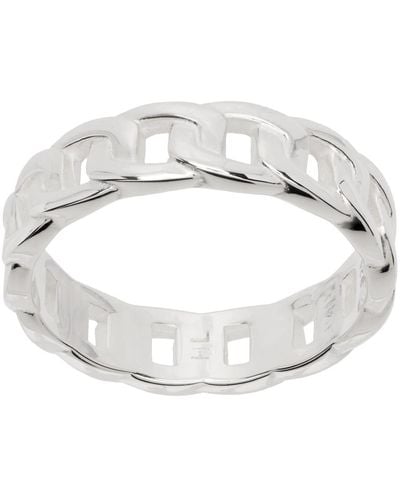 Hatton Labs Mini Curb Chain Ring - White