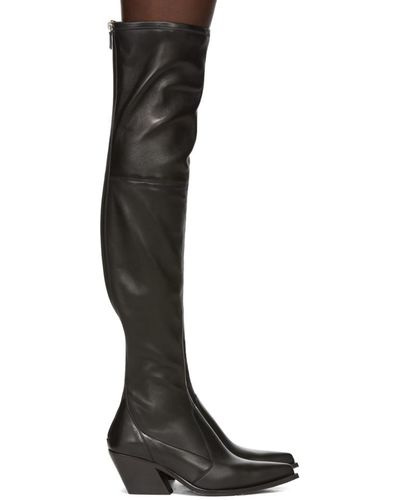 Givenchy Black Over-the-knee Cowboy Boots