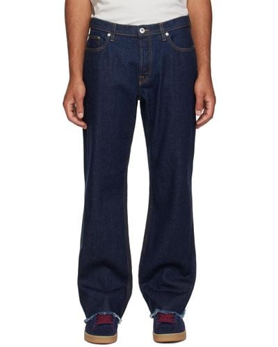 Lanvin Indigo Tailored Jeans - Blue