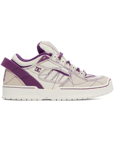 Needles Off-white & Purple Dc Shoes Edition Spectre Trainers - Black