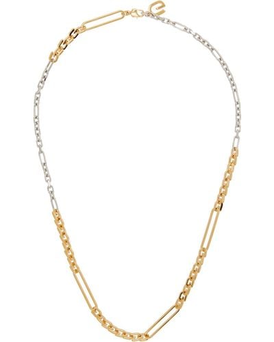 Givenchy Gold & Silver G Link Necklace - Multicolor