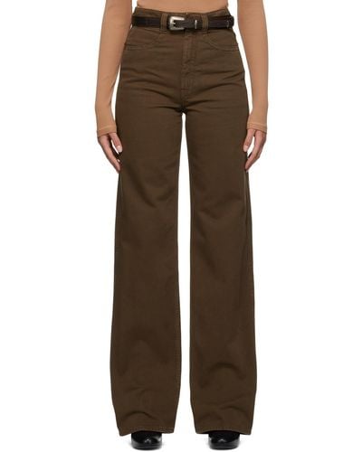 Lemaire Straight-leg Jeans - Brown