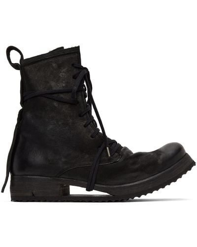 Boris Bidjan Saberi Lace-up Boots - Black