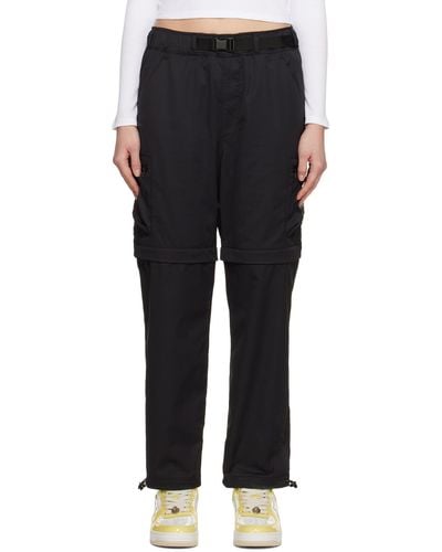 A Bathing Ape Detachable Relaxed Trousers - Black