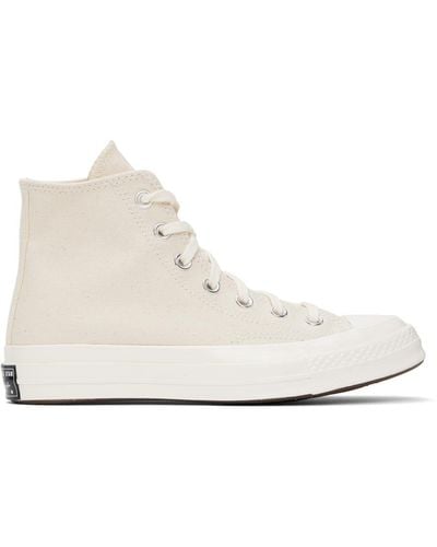Converse Off-white Chuck 70 Hi Sneakers - Black