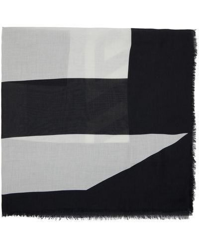 Givenchy グラフィック スカーフ - ブラック