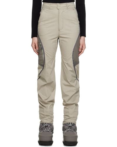 Hyein Seo Panelled Trousers - Natural