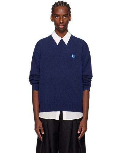 Adererror Significant Patch Jumper - Blue