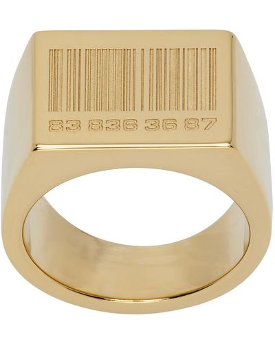 VTMNTS Barcode Ring - Metallic