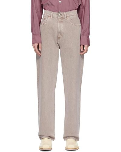Our Legacy Taupe Third Cut Jeans - Multicolour