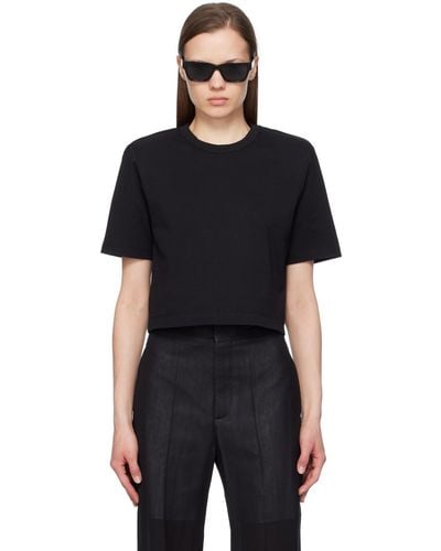 Wardrobe NYC Shoulder Pad T-shirt - Black