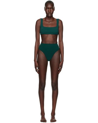 Haight Bikini gabi vert - Noir