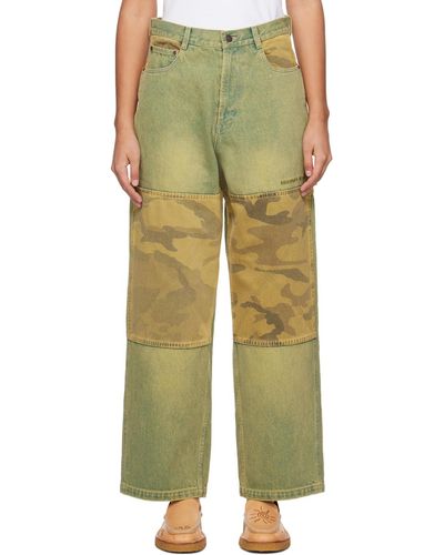 MadeMe Double-knee Jeans - Green