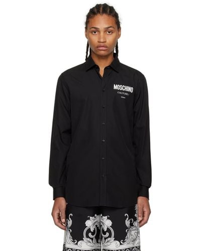 Moschino Chemise 'couture' noire