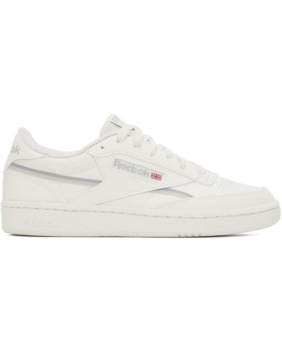 Reebok Baskets club c 85 blanc cassé et gris - Noir