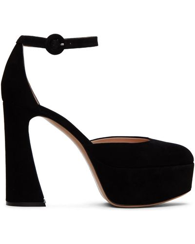 Gianvito Rossi Chaussures à talon bottier holly d'orsay noires