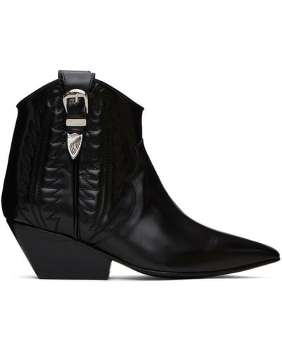Toga Polido Ankle Boots - Black
