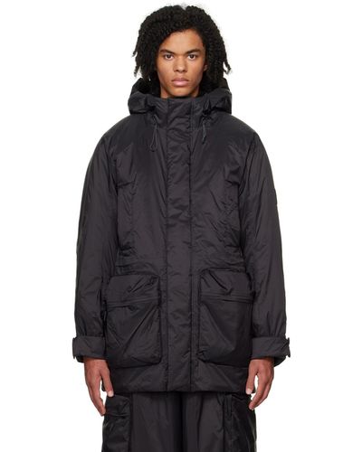 Rains Manteau matelassé vardo noir