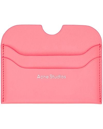 Acne Studios スリム カードケース - ピンク