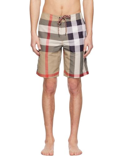 Mens burberry swimsuit Clearance