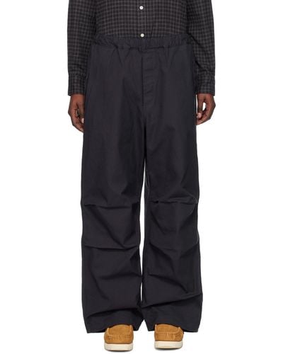 A Bathing Ape Embroidered Trousers - Black