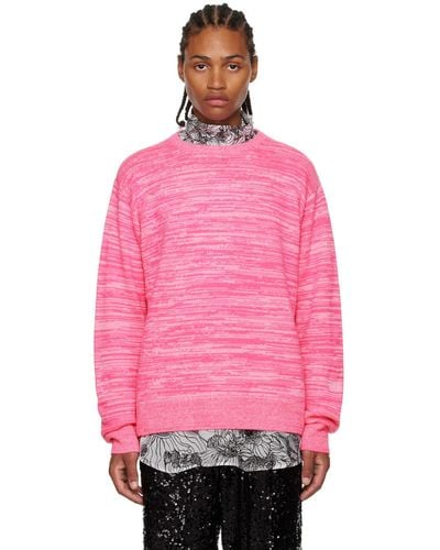 Dries Van Noten Crewneck Sweater - Pink