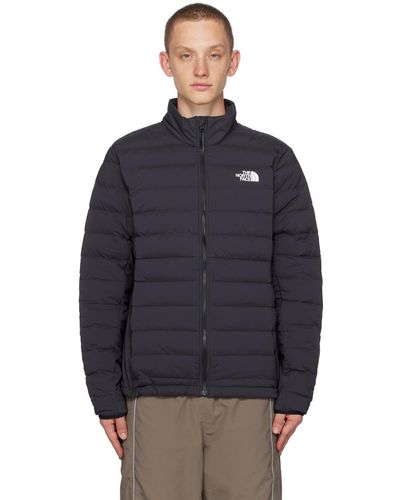 The North Face Black Belleview Down Jacket - Blue